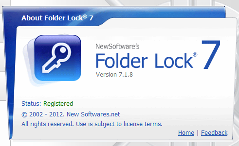 Phần mềm mã hóa bảo vệ thư mục Folder Lock