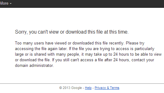 Làm thế nào để tải xuống Google Drive khi bị giới hạn lượt download