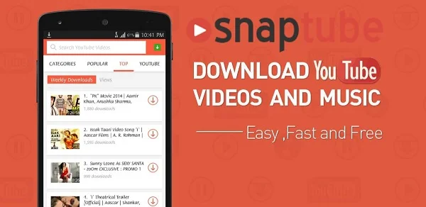 SnapTube - YouTube Downloader HD Video android