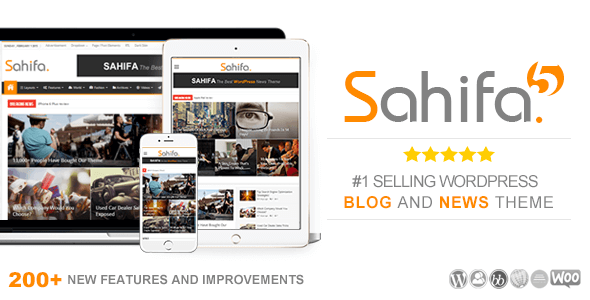 Theme Sahifa - Responsive News & Magazine WordPress Blog