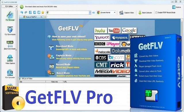 Phần mềm GetFLV Pro
