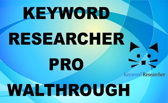 Phần mềm Keyword Researcher pro