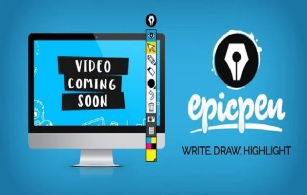 Phần mềm vẽ trên Destop Epic Pen