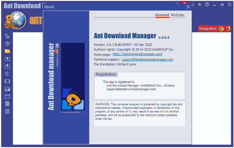 Phần mềm hỗ trợ tải file Ant Download Manager