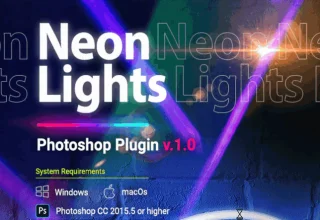 Neon Lights Photoshop Plugin