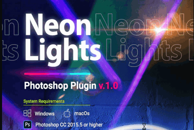 Neon Lights Photoshop Plugin