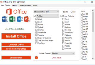 Phần mềm cài đặt Office 2013-2019